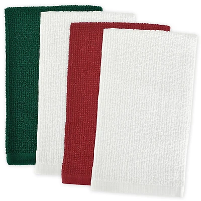 DII® Assorted Holiday Barmop Dishtowel Set