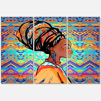 Designart - African American Woman with Turban IV