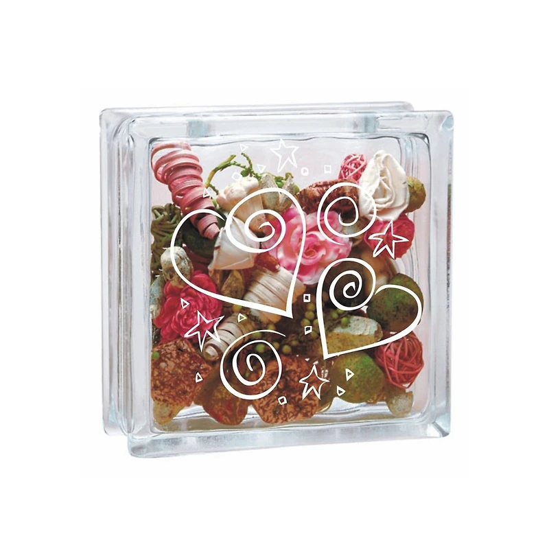 7.5" Decorative Glass Block by ArtMinds®