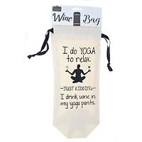 Personality Case™ Yoga Pants Canvas Wine Bag