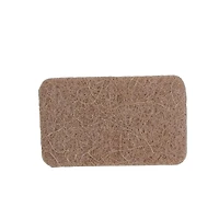 Hello Honey 4" Brown Reactive Glaze Stoneware Turkey Shaped Sponge Holder with Sponge, 2ct.