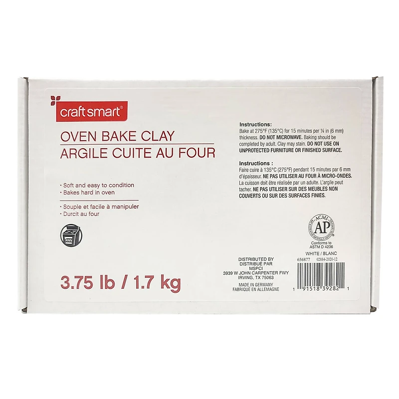 3.75lb. Oven-Bake Clay by Craft Smart®