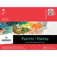 6 Pack: Canson® Foundation Series Disposable Palette Pad, 12" x 16"