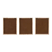 Framed Metal Sea Life Wall Décor Set