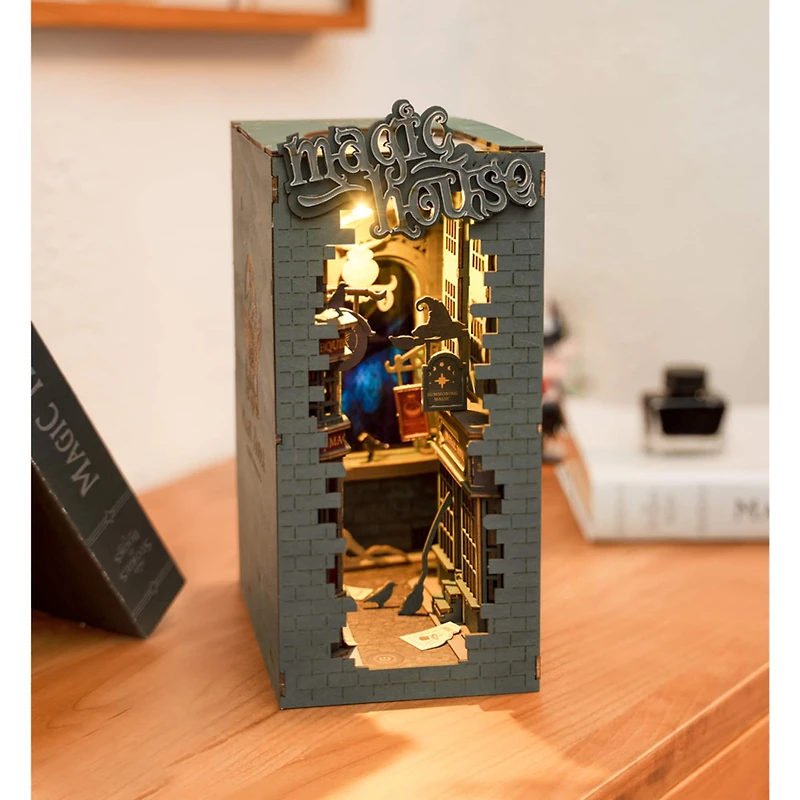 Rolife® Magic House DIY Book Nook Shelf Insert Kit