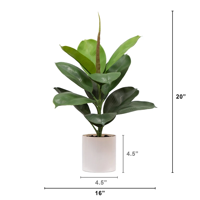 20in. Artificial Fiddle Leaf Fig Plant