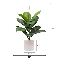 20in. Artificial Fiddle Leaf Fig Plant