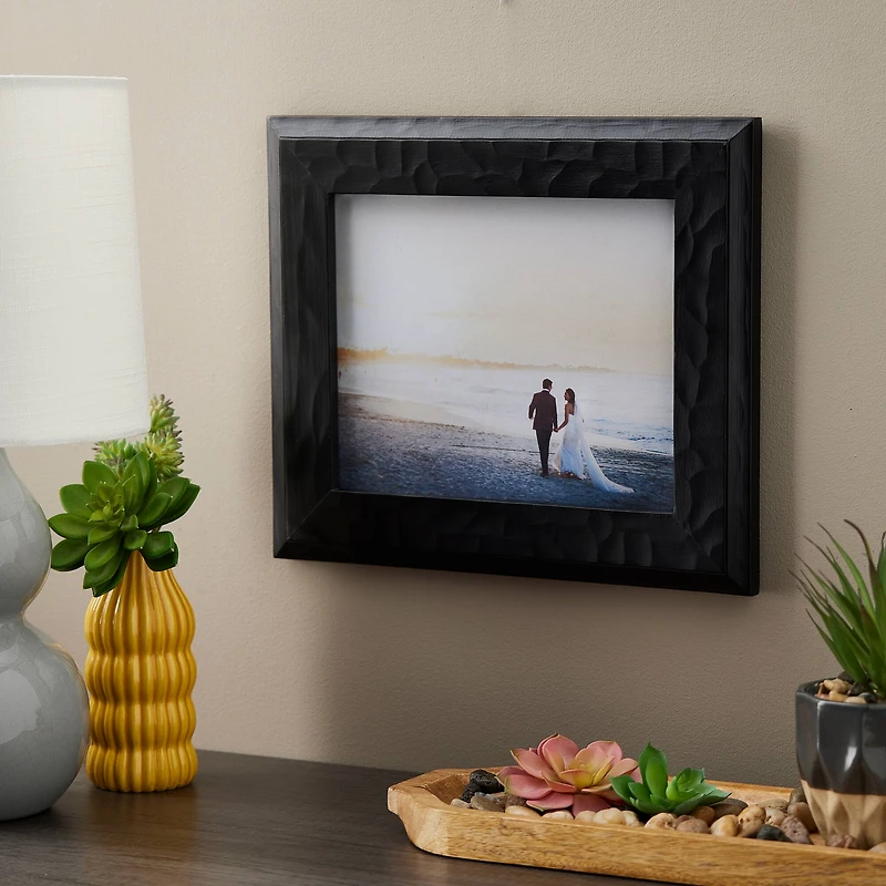 Expressions™ 8" x 10" Black Hammered Frame by Studio Décor®