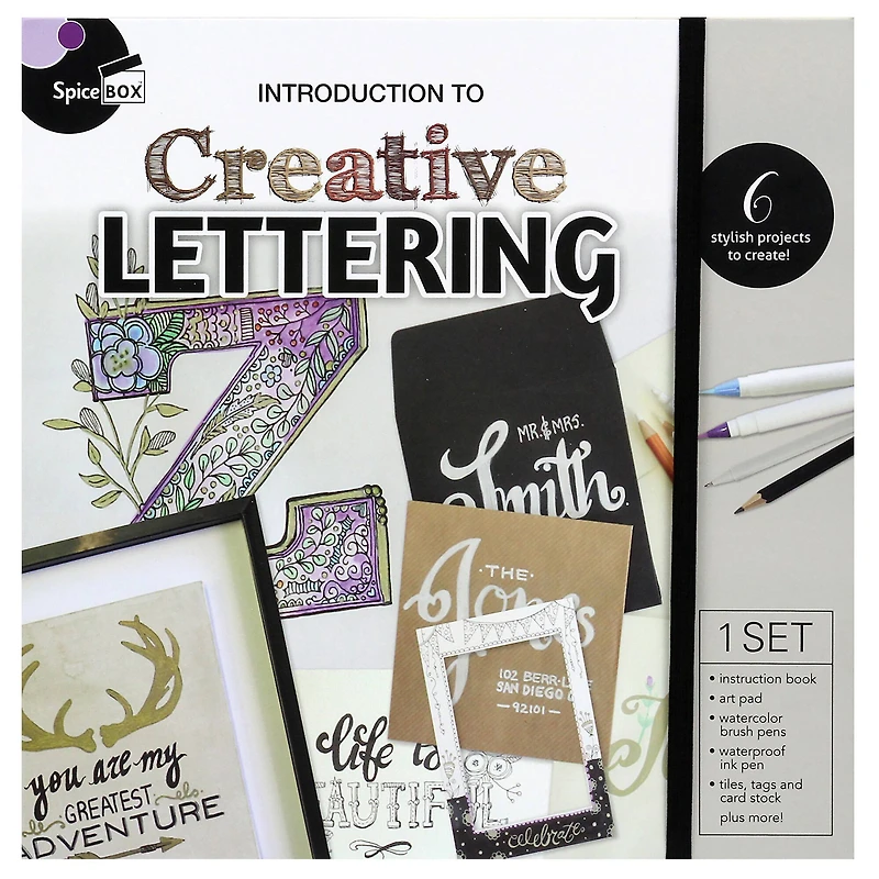 SpiceBox Introduction to Creative Lettering Kit