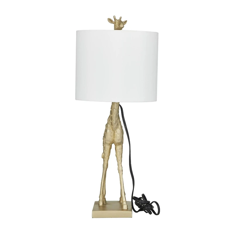 23" Gold Eclectic Accent Lamp