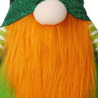 Glitzhome® 25.5" St. Patrick's Fabric Standing Gnome Décor
