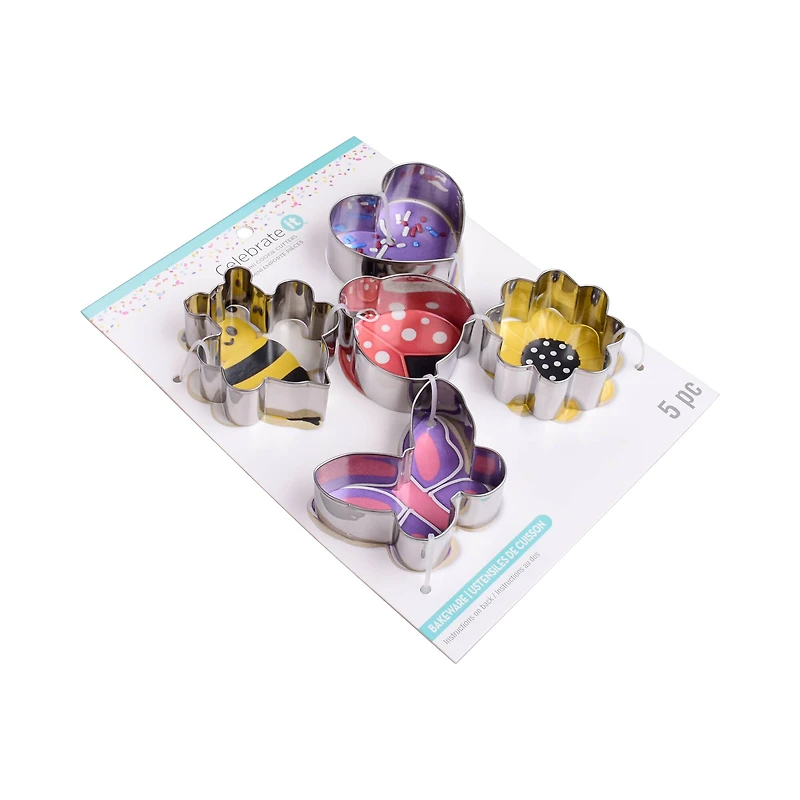 Garden Stainless Steel Mini Cookie Cutter Set by Celebrate It®