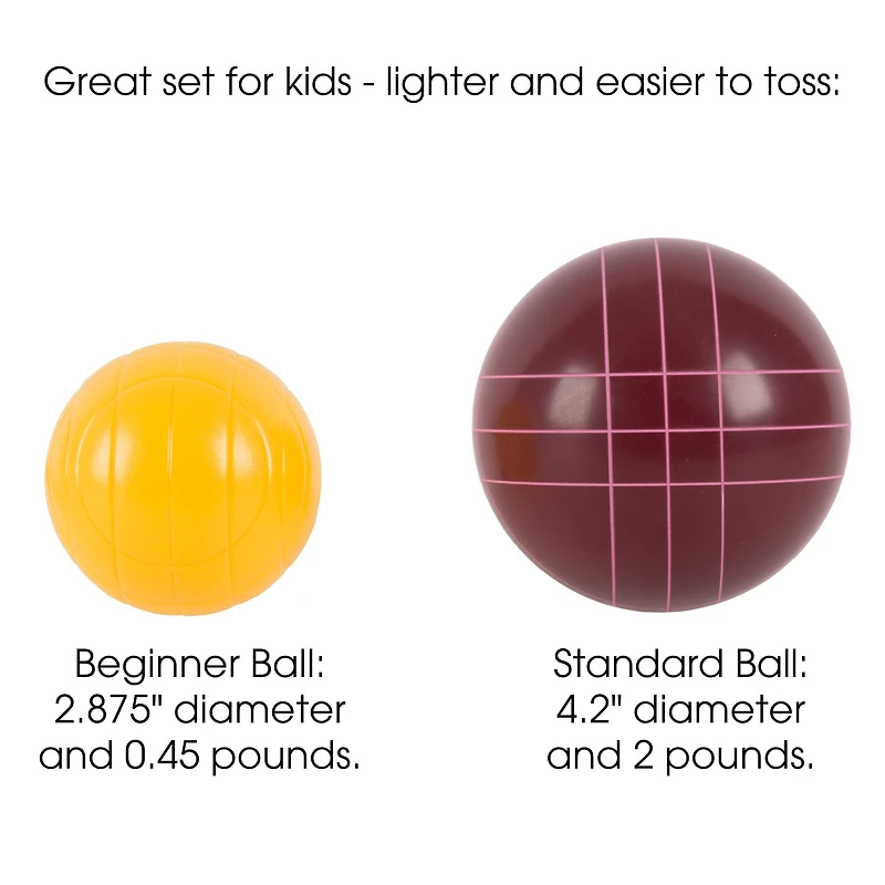 Toy Time Beginner Outdoor Bocce Ball Game Set