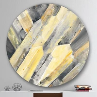Designart - Geometric Beige Glacier