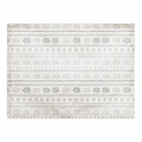 Gray Mudcloth 18" x 14" Cotton Twill Placemat