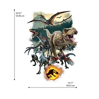 RoomMates Jurassic World: Dominion Peel & Stick Giant Wall Decals w/ Alphabet
