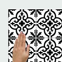 RoomMates Ornate Tile Backsplash Peel & Stick Giant Wall Decals