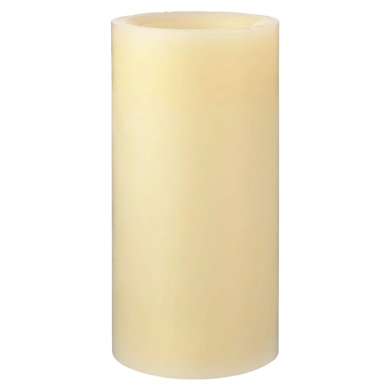 3" x 6" Cream LED Wax  Pillar Candle by Ashland®