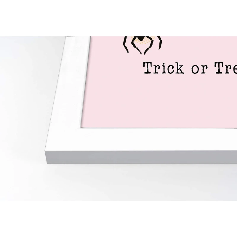 Spider Trick White Framed Print Wall Art