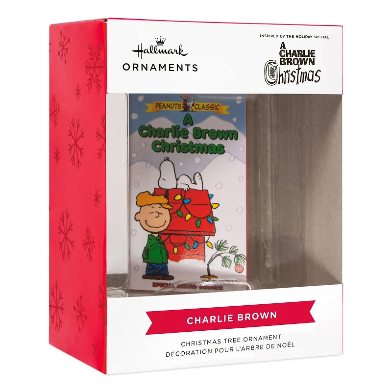 Hallmark Peanuts® 3" A Charlie Brown Christmas Retro Video Cassette Case Ornament