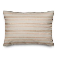 Rust Loose Lines 14" x 20" Throw Pillow