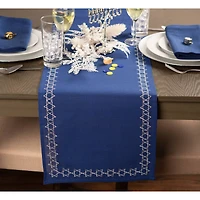 DII® 70" Embroidered Star of David Table Runner