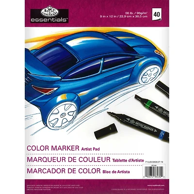 Royal & Langnickel® Essentials™ Color Marker Pad, 9" x 12"