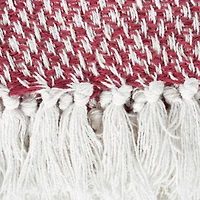 DII® Barn Red Woven Throw