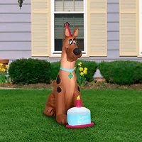 3.5ft. Airblown® Inflatable Birthday Scooby