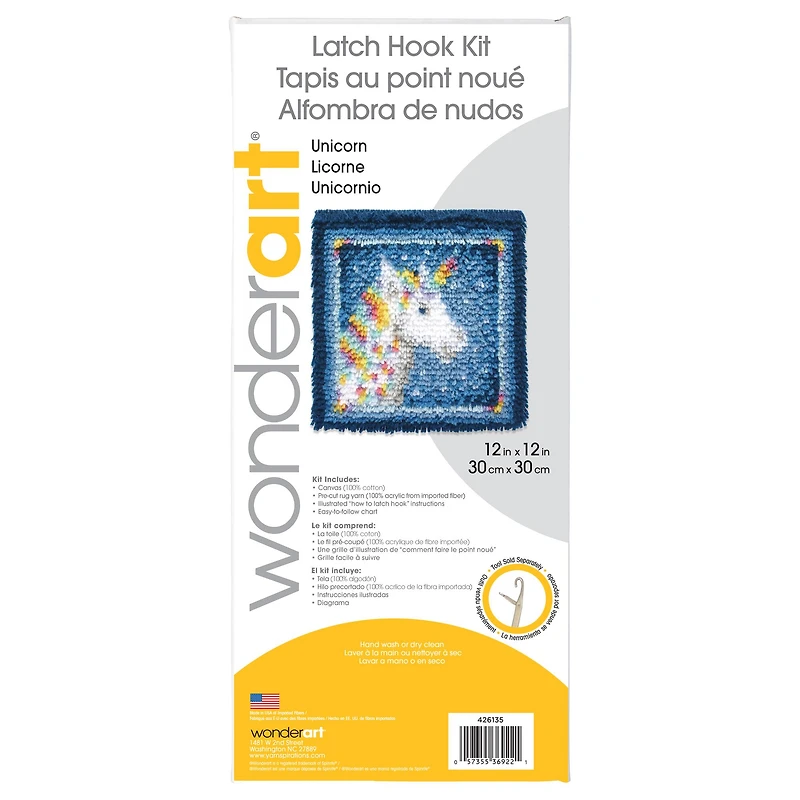 WonderArt® Unicorn Latch Hook Kit