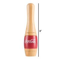 Toy Time Coca-Cola Indoor & Outdoor Wooden Bowling Set