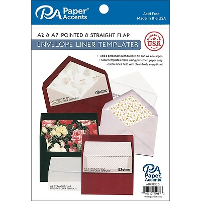 PA Paper™ Accents Envelope Liner Templates