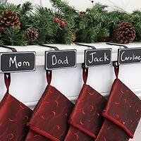 Original MantleClip® With Black Chalkboard Icons