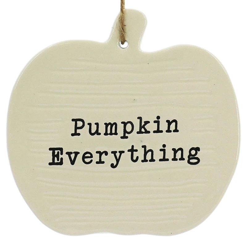 5.5" Pumpkin Everything Ceramic Wall Décor by Ashland®