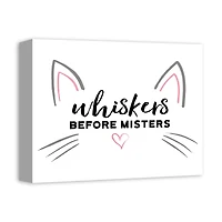 Whiskers Before Misters Canvas Wall Art