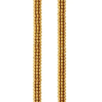 12 Pack:  Gold Bumpy Metal Rondelle Beads, 8mm by Bead Landing™