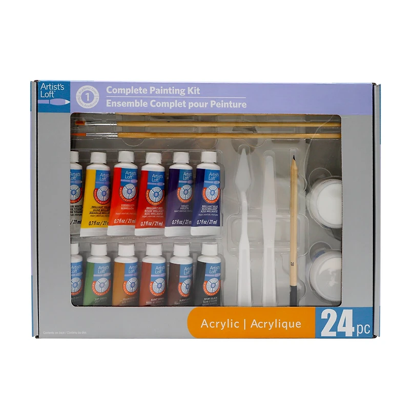 8 Pack: Level 1 Complete Acrylic Painting Set by Artist's Loft™