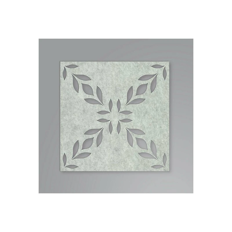 RoomMates White Botanical Trellis Acoustical Peel & Stick Tiles