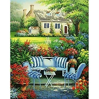 Wizardi Flower Garden Diamond Painting Kit