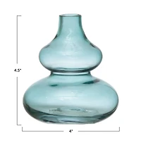 Hello Honey® 5" Blue Glass Vase