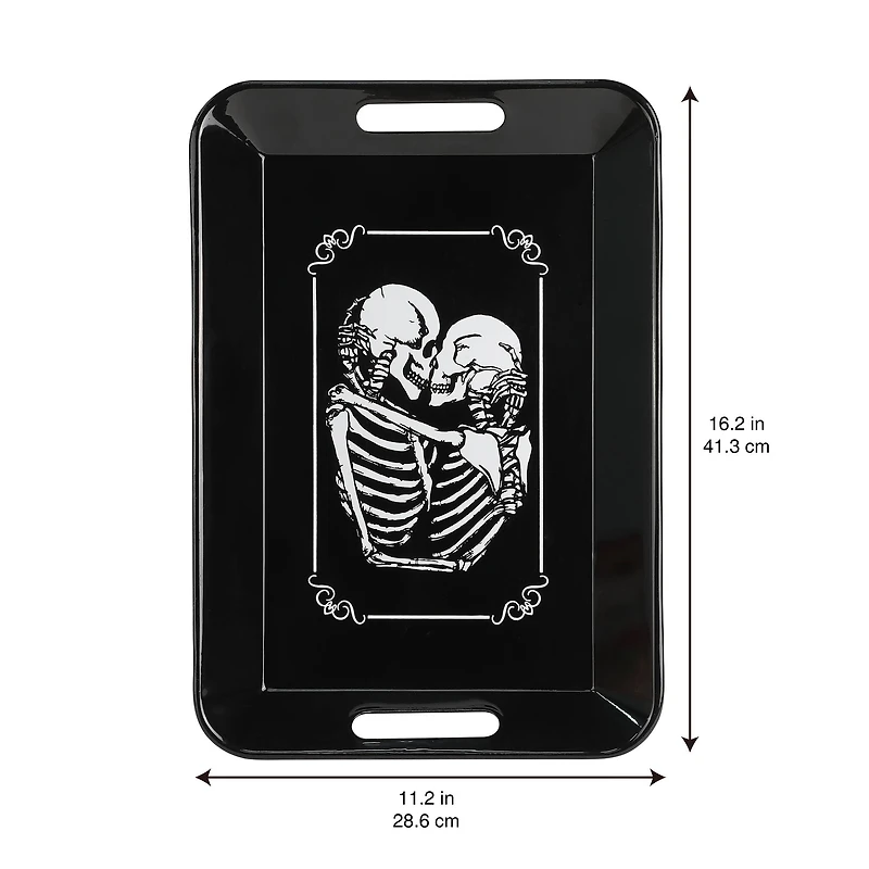 11.25" x 16.25" Metal Skeleton Tray Tabletop Décor by Ashland®
