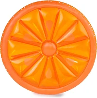 61.5" Inflatable Orange Fruit Slice Swimming Pool Lounger Raft