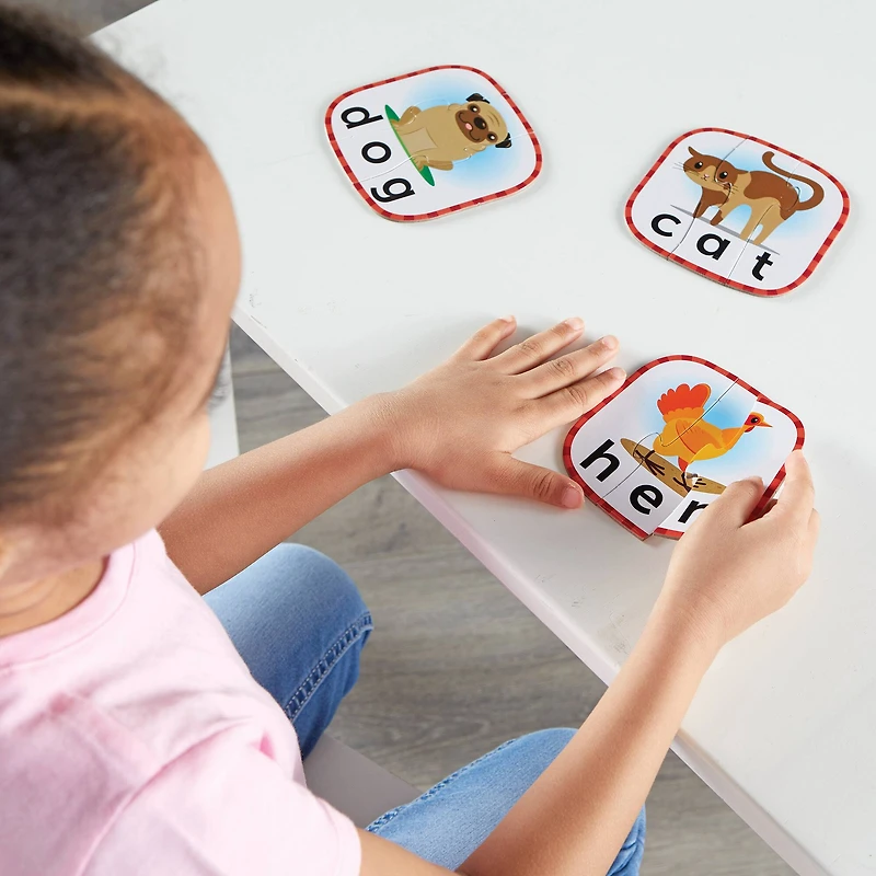 Learning Resources 3-Letter Word Puzzle Cards