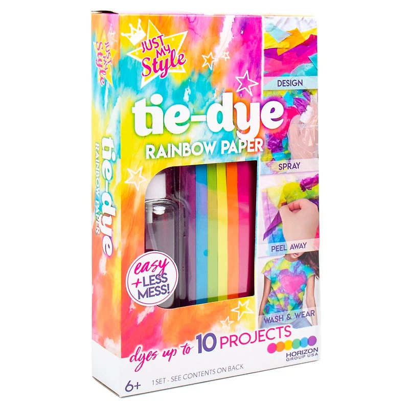 Horizon Just My Style Tie Dye Rainbow Paper