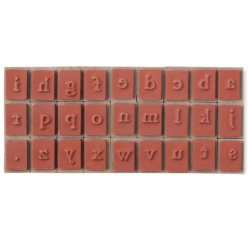 12 Pack: Lowercase Alphabet Wood Stamp Set by Recollections™