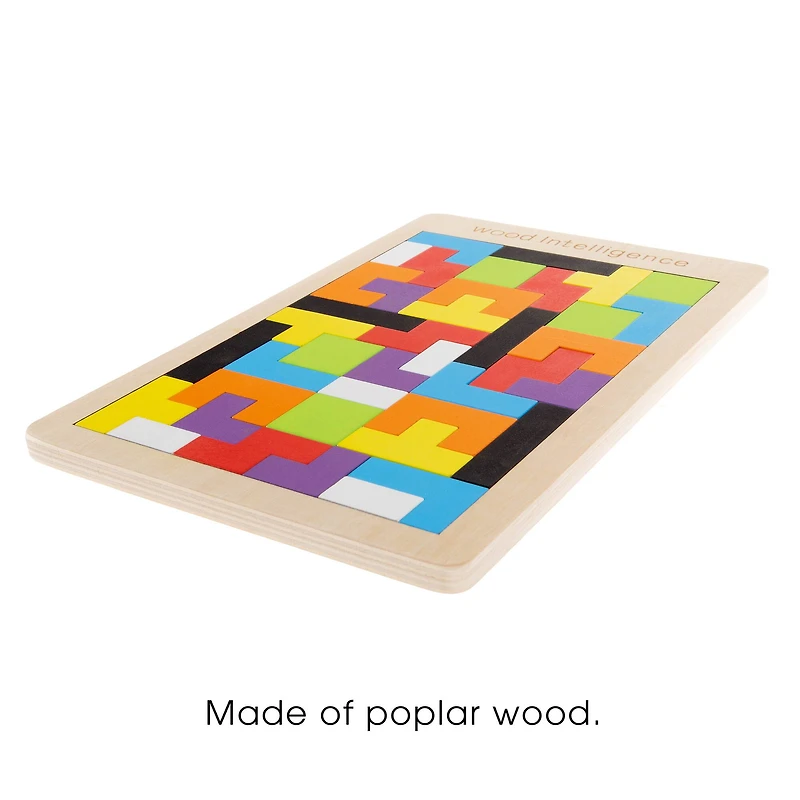 Toy Time 40 Piece Rainbow Pentominoes