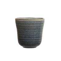 Hello Honey® 6.5" Blue Reactive Glaze Stoneware Planter