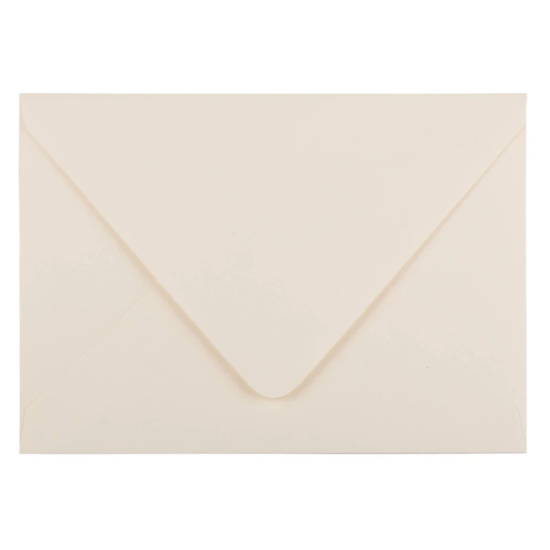 JAM Paper Ivory A7 Invitation Envelopes with Euro Flap, 50ct.
