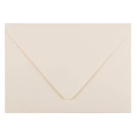 JAM Paper Ivory A7 Invitation Envelopes with Euro Flap, 50ct.