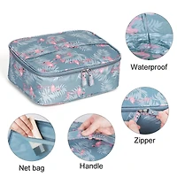 NEX™ Blue Cosmetic Organizer with Adjustable Divider